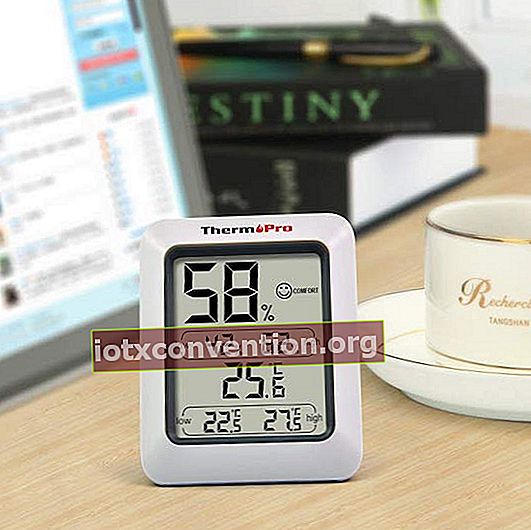 安い電子白色温度計-湿度計
