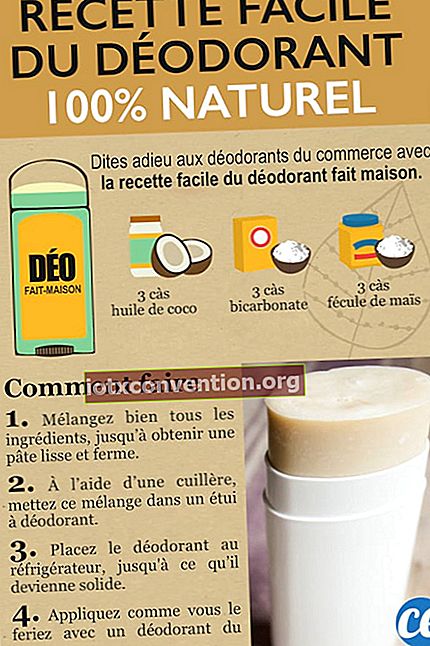 Det enkla receptet för hemlagad deodorant: kokosolja + majsstärkelse + bakpulver.