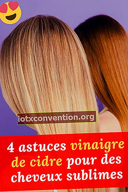 4 Apfelessig-Tipps für erhabenes Haar.