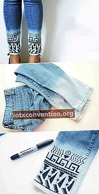 menyesuaikan seluar jeans anda dengan mudah