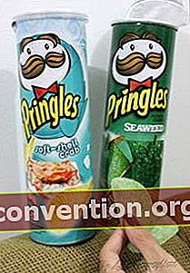 Grüne Pringlesboxen