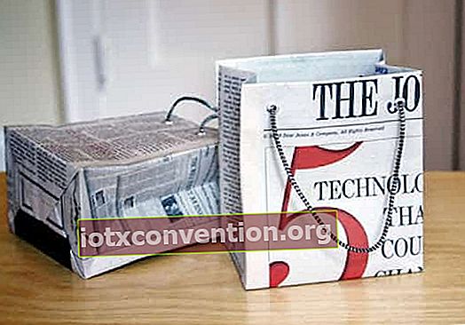 Come realizzare un sacchetto regalo fatto in casa per giornali
