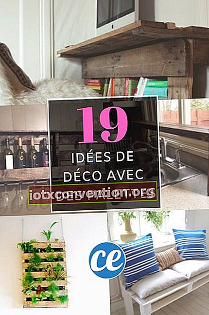 19 Ideen und DIY von Dekoration und Möbeln mit Paletten mit den Tutorials