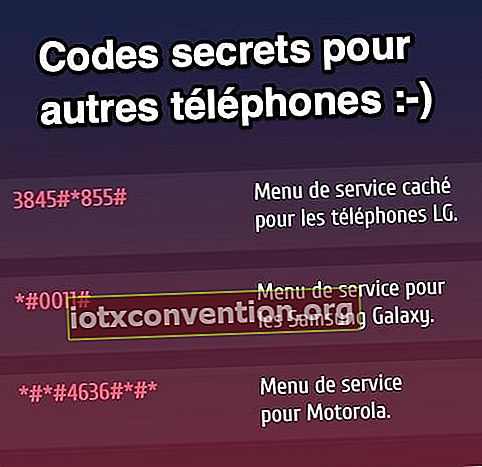 รหัสลับ 3 รหัสสำหรับโทรศัพท์มือถือ LG, Samsung และ Motorola ที่ให้การเข้าถึงฟังก์ชันที่ซ่อนอยู่
