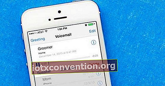 Löschen Sie die Voicemail, um das iPhone 4 zu beschleunigen