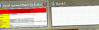 Usa la scorciatoia Ctrl + Tab per passare facilmente da un file Excel all'altro