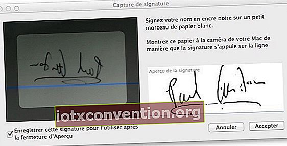 Mac에서 전자적으로 PDF 서명
