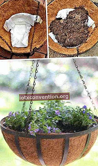 Usa gli strati per mantenere l'umidità nei vasi da fiori