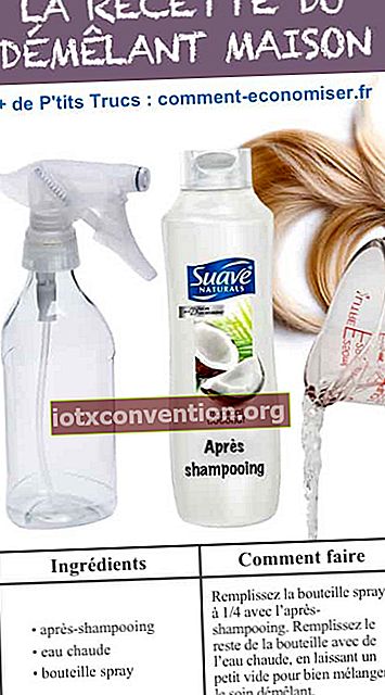 Come fare uno spray districante per capelli per sostituire i prodotti di bellezza commerciali?