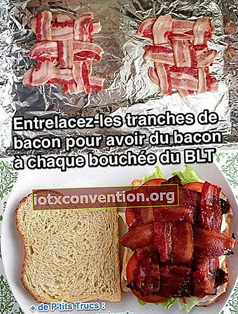 Trik untuk makan bacon di setiap gigitan