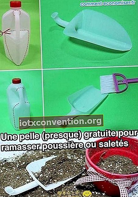Wie man eine freie Schaufel mit einem Plastikbehälter macht