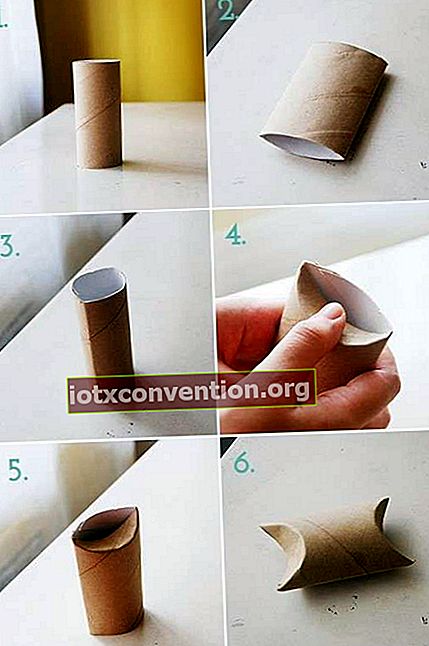 wie man eine Geschenkbox einfach Toilettenpapierrolle macht