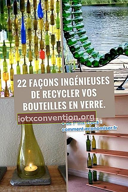 idee creative per riciclare bottiglie di vetro in oggetti decorativi