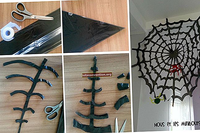 Halloween: Cara Membuat Jaring Labah-labah Dari Beg Sampah (Mudah & Cepat).