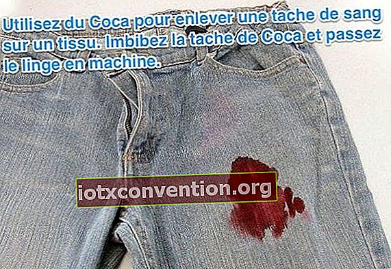 Coca Cola adalah penghilang noda yang efektif untuk menghilangkan noda darah dari kain atau pakaian