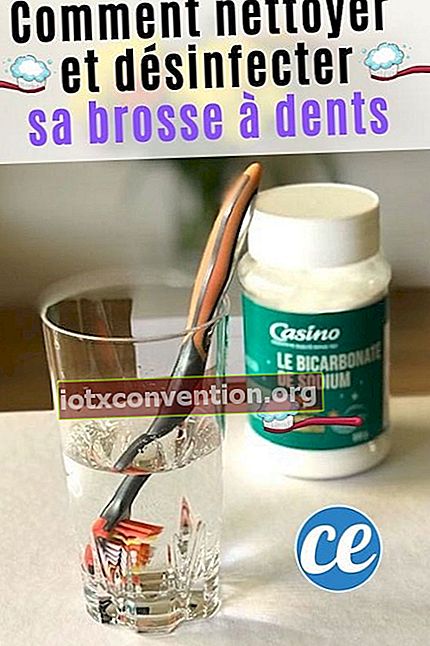 Il trucco per disinfettare uno spazzolino da denti naturalmente con il bicarbonato di sodio