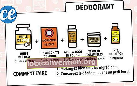 Ecco la ricetta dell'olio di cocco fatta in casa super facile per preparare il deodorante all'olio di cocco.
