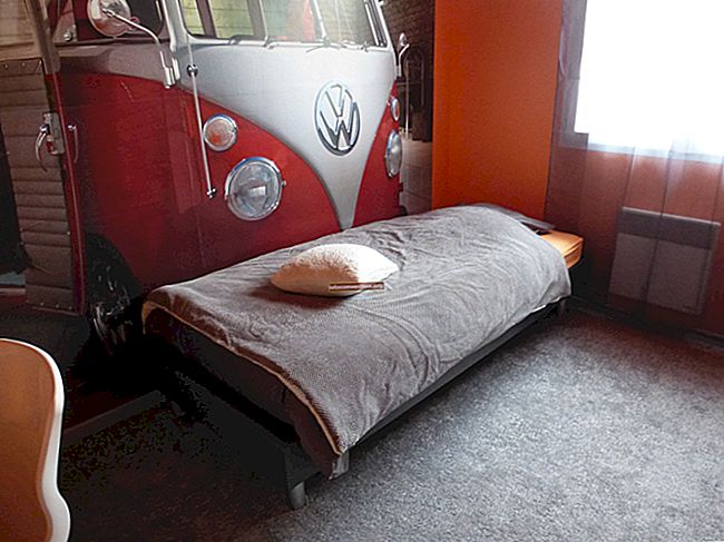 20 geniala idéer för att enkelt spara utrymme i ett sovrum.