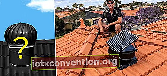Ekstraktor udara tenaga surya dapat membantu Anda mengeluarkan udara panas yang terkumpul di bawah atap.