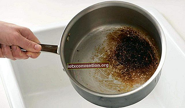 Salz + kochendes Wasser = Der Wundertrick, um einen verbrannten Auflauf (ohne zu reiben) wiederzugewinnen.
