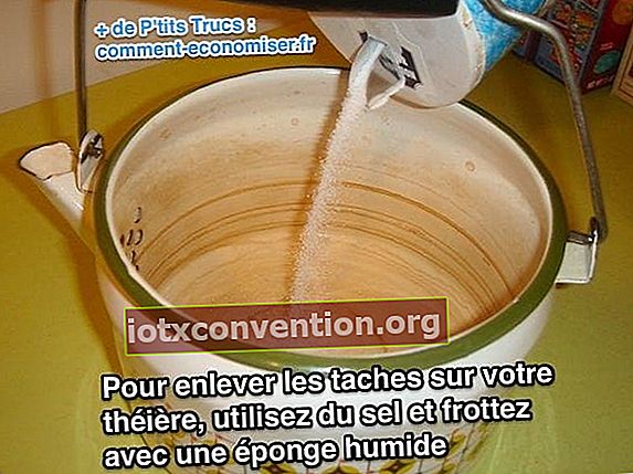 Spuren in der Teekanne mit Salz entfernen