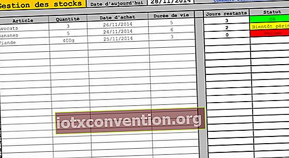 Usa questo file Excel per combattere gli sprechi