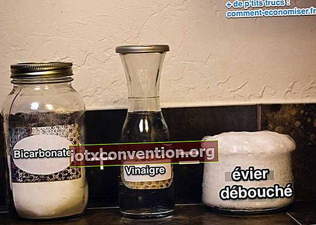 Bikarbonat + Vinäger för att rensa upp diskbänken