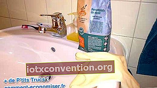 Verwenden Sie ein Badezimmer aus Percarbonat