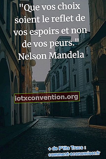 citat från Nelson Mandela om skälen till att fatta ett beslut