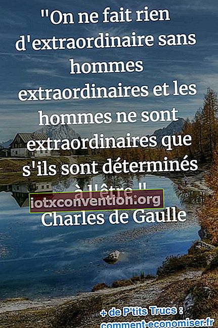 Charles de Gaulles Zitat