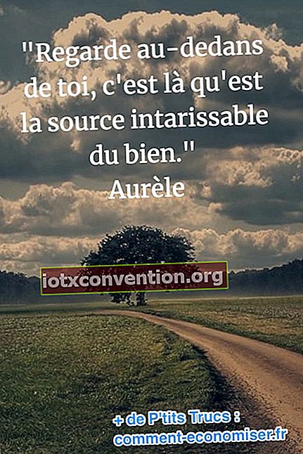 คำพูดของAurèleเกี่ยวกับสิ่งที่ดี