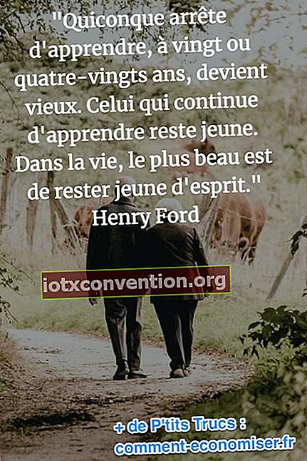 Henry Ford Zitat über Lernen und Jugend