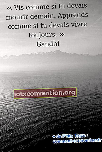 Gandhi liv citat