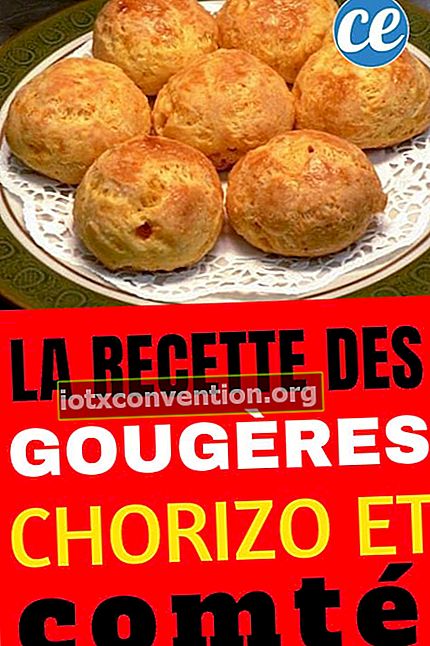 resipi mudah untuk chorizo ​​dan Comté cheese gougères