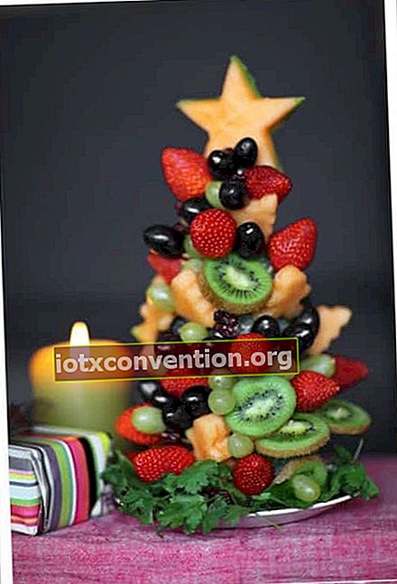 ein fruchtbarer Weihnachtsbaum