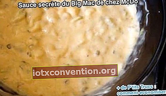 MacDo의 Big Mac의 비밀 소스에 대한 재료입니다!