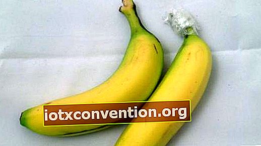 separare le banane per conservarle