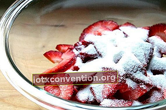 Erdbeersalat Rezept mit Zucker