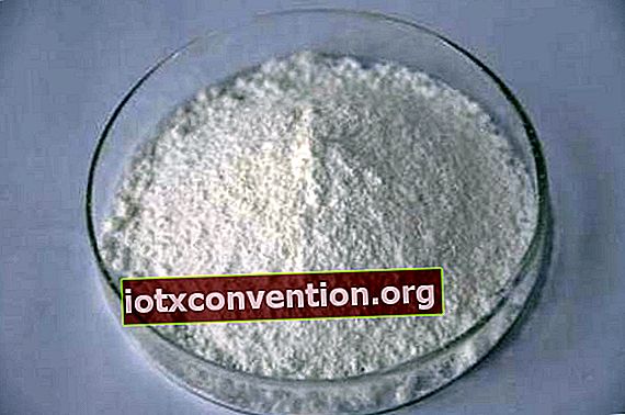 Aspartame bianco in polvere in tazza
