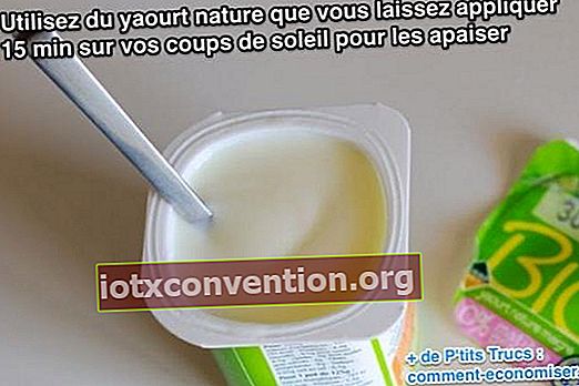 Usa lo yogurt bianco che hai lasciato applicare 15 minuti sulle scottature per lenire le scottature