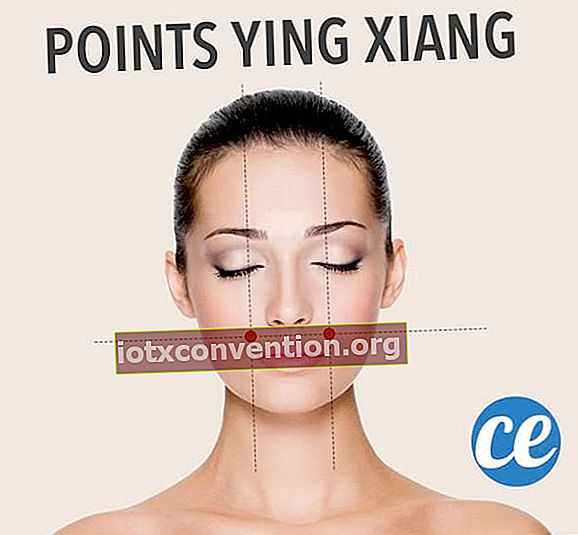 Ying Xiang Akupressur gegen Kopfschmerzen ohne Verwendung von Aspirin oder Paracetamol.