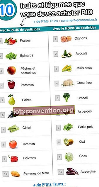 daftar buah dan sayuran yang paling tercemar dan paling tidak tercemar