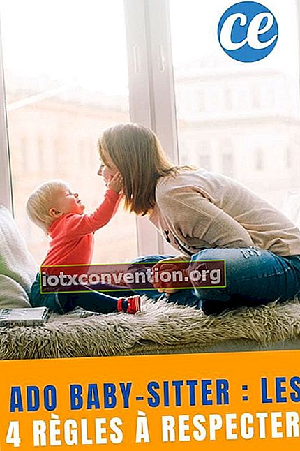 Kvinna som leker med en bebis: Teen Babysitter: The 4 Rules to Respect.