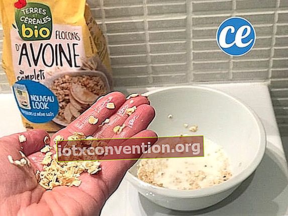 Obat oatmeal nenek untuk merawat tangan yang sangat kering dan rusak