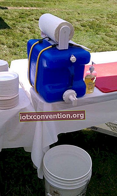 Visste du att du kan återvinna din isotermiska fontän till en handtvättstation?
