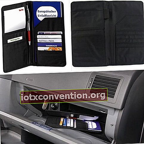 Conserva tutti i documenti della tua auto in questo caso per migliorare il tuo comfort.